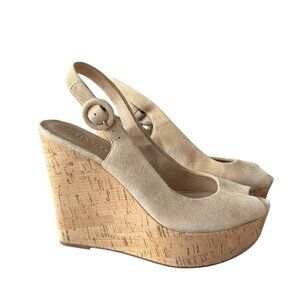 Platform Wedge Slingback Sandal